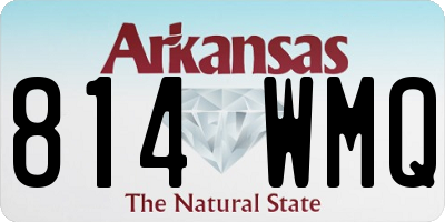 AR license plate 814WMQ