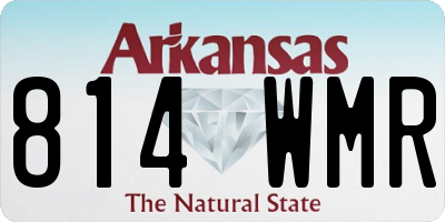 AR license plate 814WMR