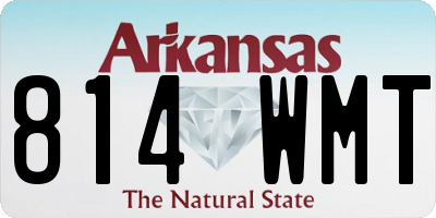 AR license plate 814WMT