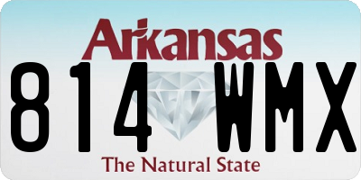 AR license plate 814WMX