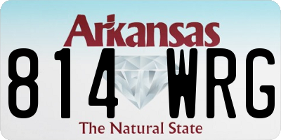 AR license plate 814WRG
