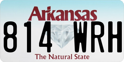 AR license plate 814WRH