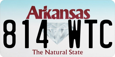 AR license plate 814WTC