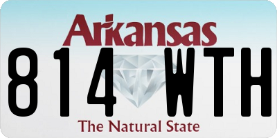 AR license plate 814WTH