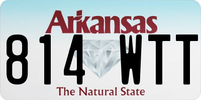 AR license plate 814WTT