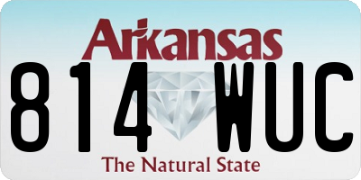 AR license plate 814WUC