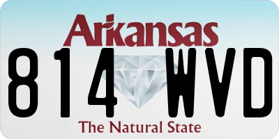 AR license plate 814WVD