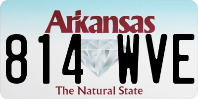 AR license plate 814WVE