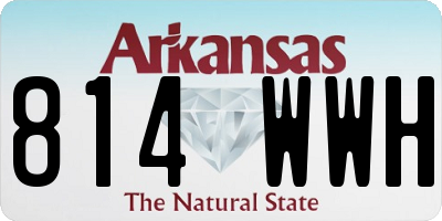 AR license plate 814WWH