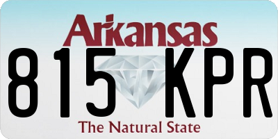 AR license plate 815KPR