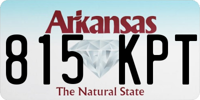 AR license plate 815KPT