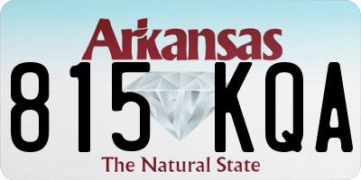 AR license plate 815KQA