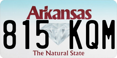 AR license plate 815KQM