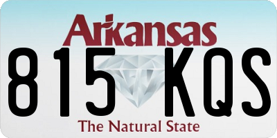 AR license plate 815KQS