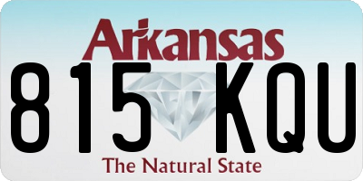 AR license plate 815KQU