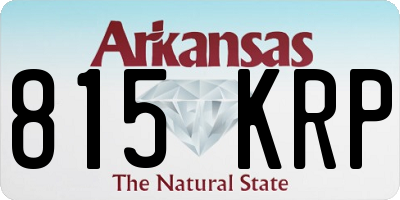 AR license plate 815KRP