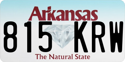 AR license plate 815KRW