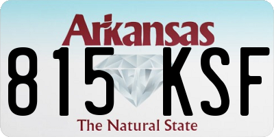 AR license plate 815KSF