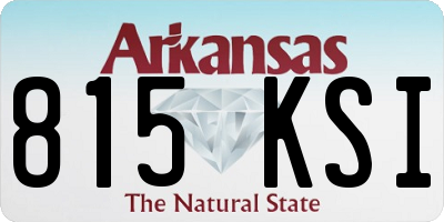 AR license plate 815KSI