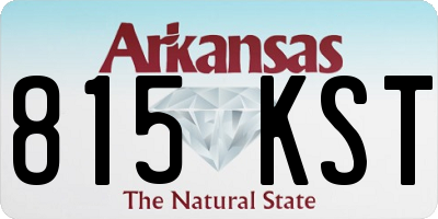 AR license plate 815KST