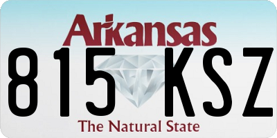 AR license plate 815KSZ