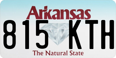 AR license plate 815KTH
