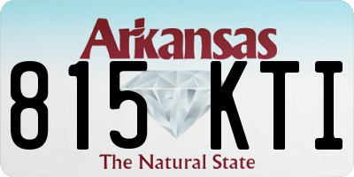 AR license plate 815KTI