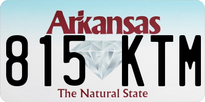 AR license plate 815KTM