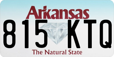 AR license plate 815KTQ