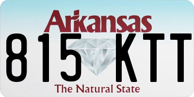 AR license plate 815KTT