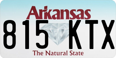 AR license plate 815KTX