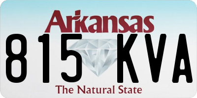 AR license plate 815KVA