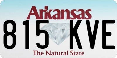 AR license plate 815KVE