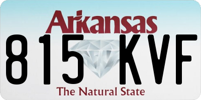 AR license plate 815KVF