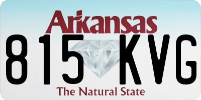 AR license plate 815KVG
