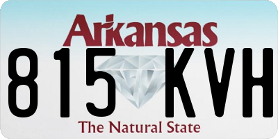 AR license plate 815KVH