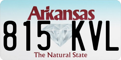 AR license plate 815KVL