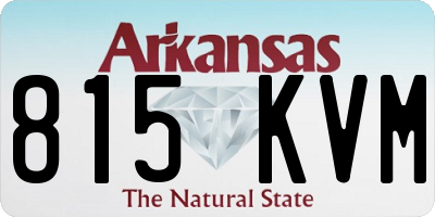 AR license plate 815KVM