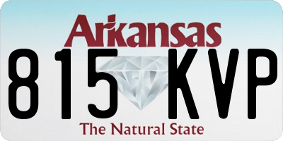 AR license plate 815KVP