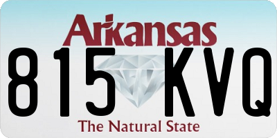 AR license plate 815KVQ