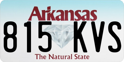 AR license plate 815KVS