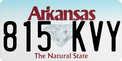 AR license plate 815KVY