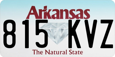 AR license plate 815KVZ