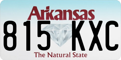 AR license plate 815KXC