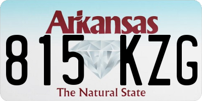 AR license plate 815KZG