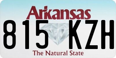AR license plate 815KZH