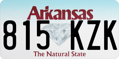 AR license plate 815KZK