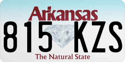 AR license plate 815KZS