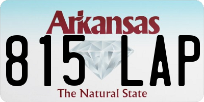 AR license plate 815LAP
