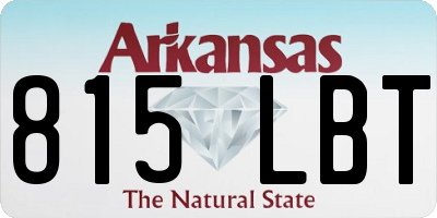 AR license plate 815LBT